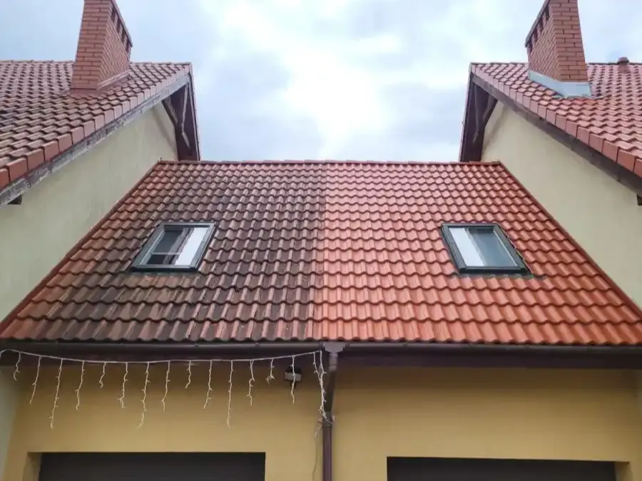 Tetőmosás Szeged előtte utána